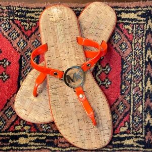 EUC Michael Kors thong sandals